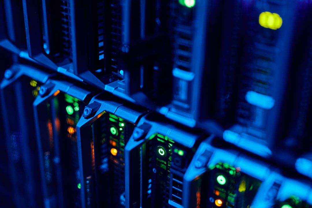 Server die von eine IT Berater für ein Unternehmen eingerichtet wird.